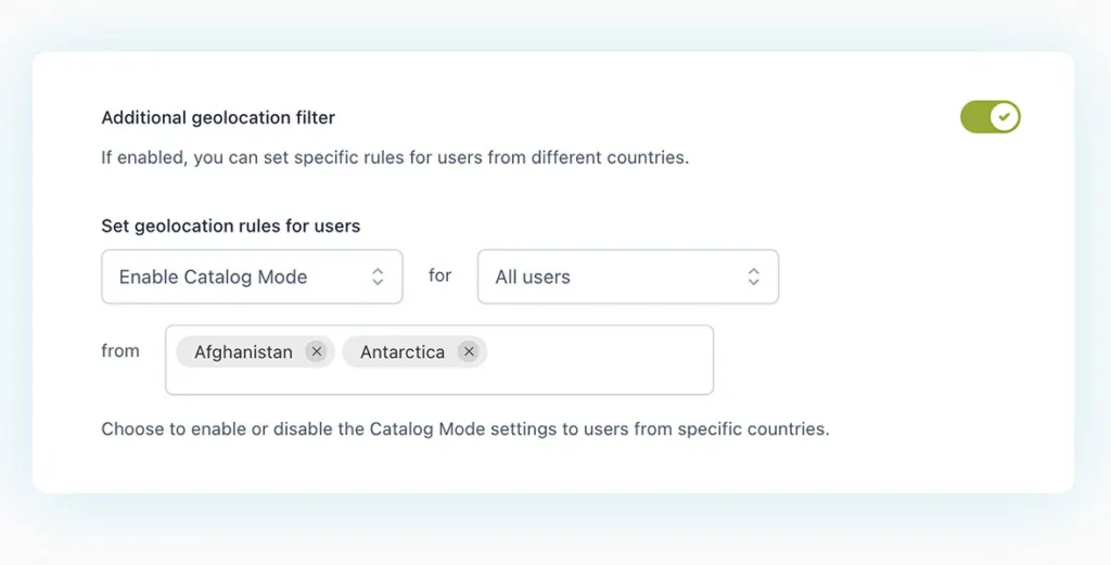 YITH WooCommerce Catalog Mode Demo